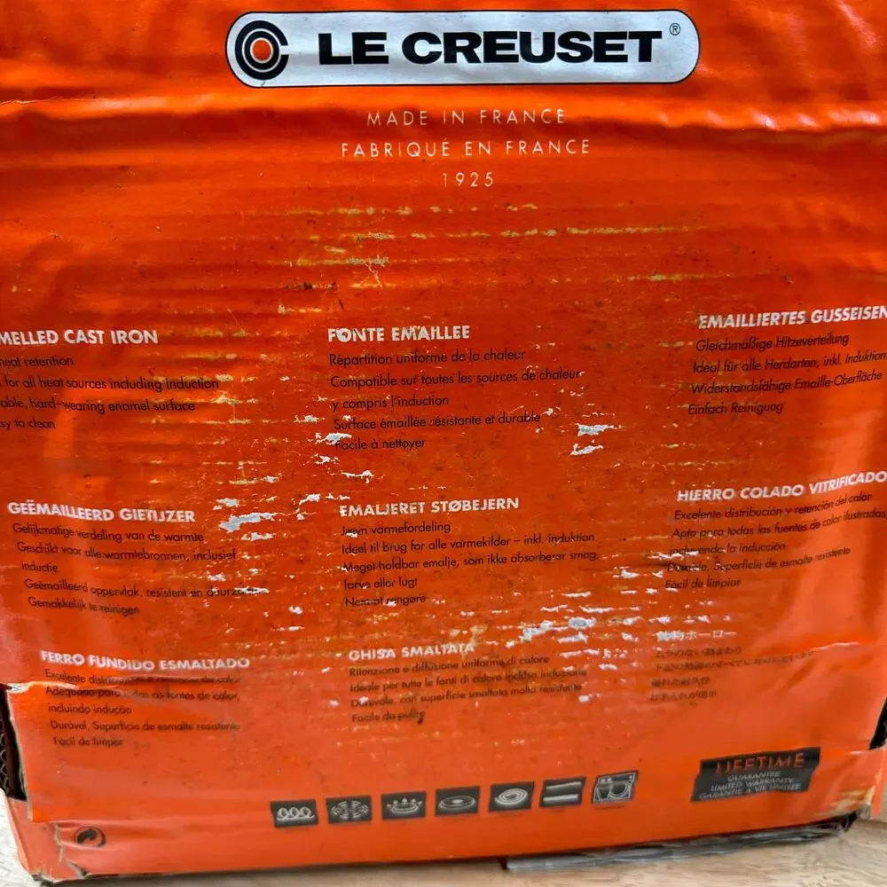 Le Creuset Enameled Cast Iron Signature Deep Round Oven, 5.25qt., Cerise NIB